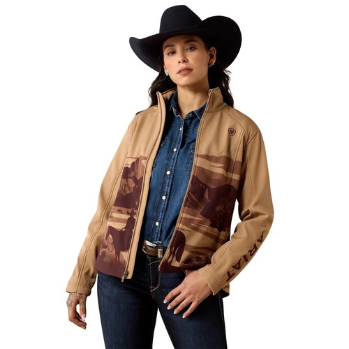 Ariat logo softshell - ariat,