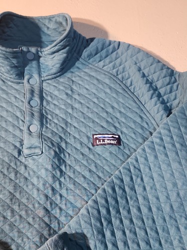 Bean mens quilted pullover - ll,