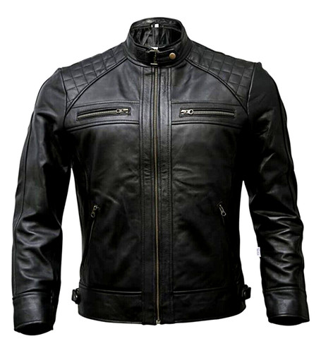Café racer mens lambskin - café,