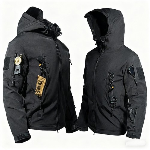 Men winter jacket - winter, windproof
