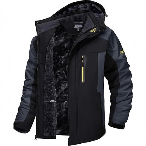 Men black waterproof winter - men's,